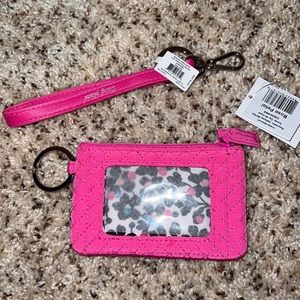 BRAND NEW WITH TAGS Vera Bradley coin pouch with wrist band